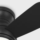 Generation Lighting - 3OBSHR32MBKD - 32"Ceiling Fan - Orbis 32 Hugger LED - Midnight Black