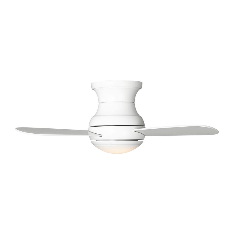 32"Ceiling Fan<br /><span style="color:#4AB0CE;">Entrega: 4-10 dias en USA</span><br /><span style="color:#4AB0CE;font-size:60%;">PREGUNTE POR ENTREGA EN PANAMA</span><br />Collection: Orbis 32 Hugger LED<br />Finish: Matte White