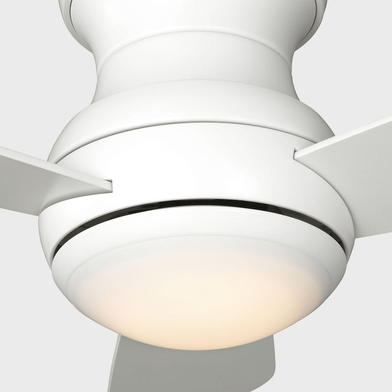 32"Ceiling Fan<br /><span style="color:#4AB0CE;">Entrega: 4-10 dias en USA</span><br /><span style="color:#4AB0CE;font-size:60%;">PREGUNTE POR ENTREGA EN PANAMA</span><br />Collection: Orbis 32 Hugger LED<br />Finish: Matte White