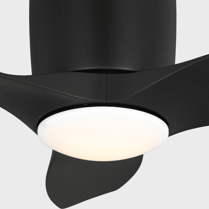 32"Ceiling Fan<br /><span style="color:#4AB0CE;">Entrega: 4-10 dias en USA</span><br /><span style="color:#4AB0CE;font-size:60%;">PREGUNTE POR ENTREGA EN PANAMA</span><br />Collection: Titus 32 Hugger LED<br />Finish: Midnight Black
