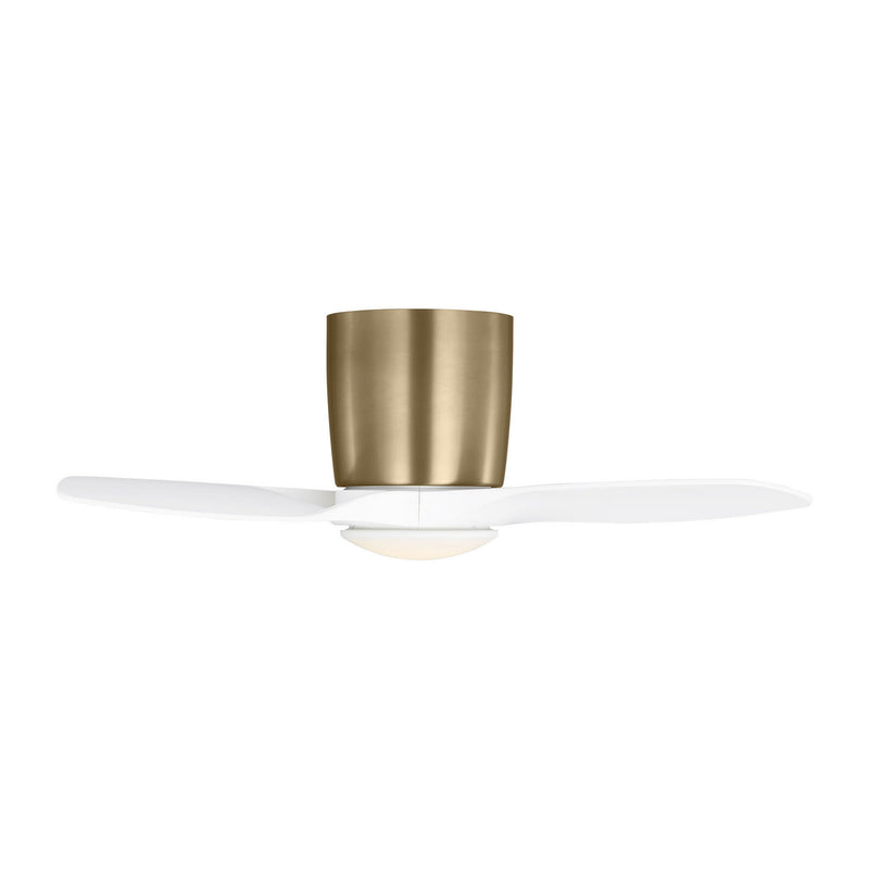 32"Ceiling Fan<br /><span style="color:#4AB0CE;">Entrega: 4-10 dias en USA</span><br /><span style="color:#4AB0CE;font-size:60%;">PREGUNTE POR ENTREGA EN PANAMA</span><br />Collection: Titus 32 Hugger LED<br />Finish: Satin Brass