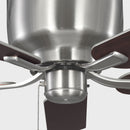 52"Ceiling Fan<br /><span style="color:#4AB0CE;">Entrega: 4-10 dias en USA</span><br /><span style="color:#4AB0CE;font-size:60%;">PREGUNTE POR ENTREGA EN PANAMA</span><br />Collection: Linden 52 Hugger<br />Finish: Brushed Steel