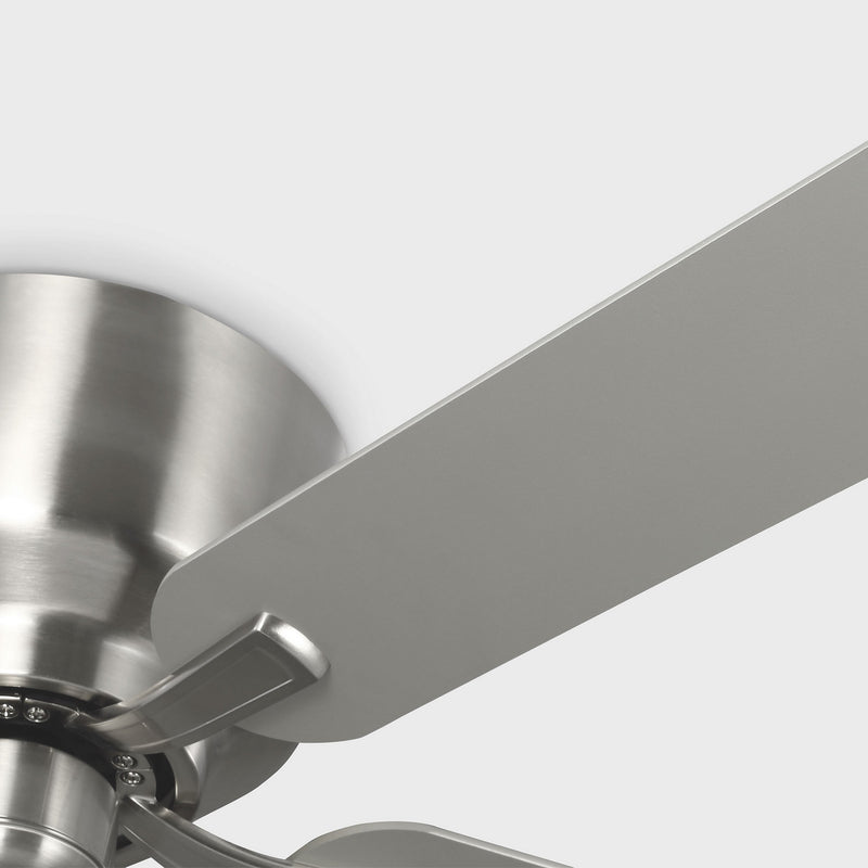 52"Ceiling Fan<br /><span style="color:#4AB0CE;">Entrega: 4-10 dias en USA</span><br /><span style="color:#4AB0CE;font-size:60%;">PREGUNTE POR ENTREGA EN PANAMA</span><br />Collection: Linden 52 Hugger<br />Finish: Brushed Steel