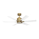 52"Ceiling Fan<br /><span style="color:#4AB0CE;">Entrega: 4-10 dias en USA</span><br /><span style="color:#4AB0CE;font-size:60%;">PREGUNTE POR ENTREGA EN PANAMA</span><br />Collection: Flera Smart 52 LED<br />Finish: Burnished Brass