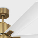 Generation Lighting - 6FLSM52BBSD - 52"Ceiling Fan - Flera Smart 52 LED - Burnished Brass