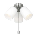 Fan Light Kit<br /><span style="color:#4AB0CE;">Entrega: 4-10 dias en USA</span><br /><span style="color:#4AB0CE;font-size:60%;">PREGUNTE POR ENTREGA EN PANAMA</span><br />Collection: Emile<br />Finish: Brushed Nickel