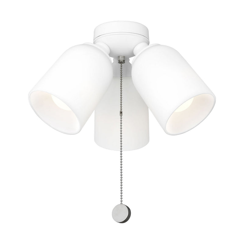 Fan Light Kit<br /><span style="color:#4AB0CE;">Entrega: 4-10 dias en USA</span><br /><span style="color:#4AB0CE;font-size:60%;">PREGUNTE POR ENTREGA EN PANAMA</span><br />Collection: Emile<br />Finish: Matte White