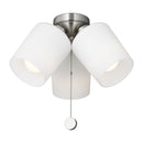 Fan Light Kit<br /><span style="color:#4AB0CE;">Entrega: 4-10 dias en USA</span><br /><span style="color:#4AB0CE;font-size:60%;">PREGUNTE POR ENTREGA EN PANAMA</span><br />Collection: Windom<br />Finish: Brushed Nickel