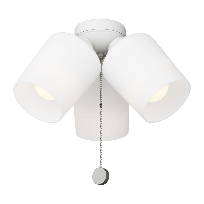 Fan Light Kit<br /><span style="color:#4AB0CE;">Entrega: 4-10 dias en USA</span><br /><span style="color:#4AB0CE;font-size:60%;">PREGUNTE POR ENTREGA EN PANAMA</span><br />Collection: Windom<br />Finish: Matte White