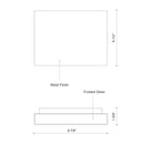 Kuzco Lighting - AT6610-BN-UNV - LED Wall Sconce - Mica - Brushed Nickel