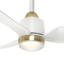 42" Ceiling Fan<br /><span style="color:#4AB0CE;">Entrega: 4-10 dias en USA</span><br /><span style="color:#4AB0CE;font-size:60%;">PREGUNTE POR ENTREGA EN PANAMA</span><br />Collection: Hugo<br />Finish: Brushed Gold/Matte White