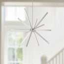 LED Chandelier<br /><span style="color:#4AB0CE;">Entrega: 4-10 dias en USA</span><br /><span style="color:#4AB0CE;font-size:60%;">PREGUNTE POR ENTREGA EN PANAMA</span><br />Collection: Sirius<br />Finish: Brushed Nickel