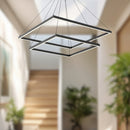 LED Chandelier<br /><span style="color:#4AB0CE;">Entrega: 4-10 dias en USA</span><br /><span style="color:#4AB0CE;font-size:60%;">PREGUNTE POR ENTREGA EN PANAMA</span><br />Collection: Piazza<br />Finish: Black