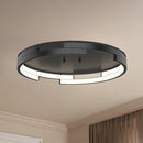 LED Flush Mount<br /><span style="color:#4AB0CE;">Entrega: 4-10 dias en USA</span><br /><span style="color:#4AB0CE;font-size:60%;">PREGUNTE POR ENTREGA EN PANAMA</span><br />Collection: Anello Minor<br />Finish: Black