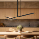 LED Linear Pendant<br /><span style="color:#4AB0CE;">Entrega: 4-10 dias en USA</span><br /><span style="color:#4AB0CE;font-size:60%;">PREGUNTE POR ENTREGA EN PANAMA</span><br />Collection: Shift<br />Finish: Black