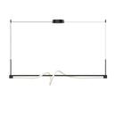 LED Linear Pendant<br /><span style="color:#4AB0CE;">Entrega: 4-10 dias en USA</span><br /><span style="color:#4AB0CE;font-size:60%;">PREGUNTE POR ENTREGA EN PANAMA</span><br />Collection: Cursive<br />Finish: Black