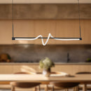 LED Linear Pendant<br /><span style="color:#4AB0CE;">Entrega: 4-10 dias en USA</span><br /><span style="color:#4AB0CE;font-size:60%;">PREGUNTE POR ENTREGA EN PANAMA</span><br />Collection: Cursive<br />Finish: Black