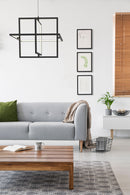 LED Pendant<br /><span style="color:#4AB0CE;">Entrega: 4-10 dias en USA</span><br /><span style="color:#4AB0CE;font-size:60%;">PREGUNTE POR ENTREGA EN PANAMA</span><br />Collection: Mondrian<br />Finish: Black