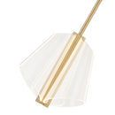 LED Pendant<br /><span style="color:#4AB0CE;">Entrega: 4-10 dias en USA</span><br /><span style="color:#4AB0CE;font-size:60%;">PREGUNTE POR ENTREGA EN PANAMA</span><br />Collection: Mulberry<br />Finish: Brushed Gold/Light Guide