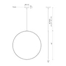 LED Pendant<br /><span style="color:#4AB0CE;">Entrega: 4-10 dias en USA</span><br /><span style="color:#4AB0CE;font-size:60%;">PREGUNTE POR ENTREGA EN PANAMA</span><br />Collection: Cirque<br />Finish: Black