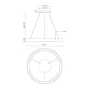 Kuzco Lighting - PD82732-WH-UNV-010 - LED Pendant - Cortana - White
