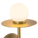 LED Wall Sconce<br /><span style="color:#4AB0CE;">Entrega: 4-10 dias en USA</span><br /><span style="color:#4AB0CE;font-size:60%;">PREGUNTE POR ENTREGA EN PANAMA</span><br />Collection: Elixir<br />Finish: Brushed Gold