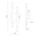 Kuzco Lighting - WS19705-BK-UNV - LED Wall Sconce - Draven - Black