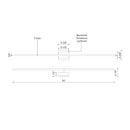 Kuzco Lighting - WS25350-BK-UNV - LED Wall Sconce - Pandora - Black