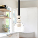 LED Pendant<br /><span style="color:#4AB0CE;">Entrega: 4-10 dias en USA</span><br /><span style="color:#4AB0CE;font-size:60%;">PREGUNTE POR ENTREGA EN PANAMA</span><br />Collection: Rise<br />Finish: Black/Clear