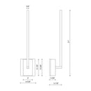 Kuzco Lighting - WS25118-WH-UNV - LED Wall Sconce - Pandora - White