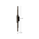 Kuzco Lighting - WS29560-BK-UNV - LED Wall Sconce - Enzo - Black