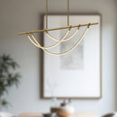 LED Linear Pendant<br /><span style="color:#4AB0CE;">Entrega: 4-10 dias en USA</span><br /><span style="color:#4AB0CE;font-size:60%;">PREGUNTE POR ENTREGA EN PANAMA</span><br />Collection: Aryas<br />Finish: Vintage Brass