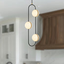 LED Pendant<br /><span style="color:#4AB0CE;">Entrega: 4-10 dias en USA</span><br /><span style="color:#4AB0CE;font-size:60%;">PREGUNTE POR ENTREGA EN PANAMA</span><br />Collection: Tagliato<br />Finish: Matte Black/Brushed Gold