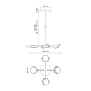 LED Pendant<br /><span style="color:#4AB0CE;">Entrega: 4-10 dias en USA</span><br /><span style="color:#4AB0CE;font-size:60%;">PREGUNTE POR ENTREGA EN PANAMA</span><br />Collection: Blanco<br />Finish: Vintage Brass/Alabaster
