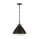 One Light Pendant<br /><span style="color:#4AB0CE;">Entrega: 4-10 dias en USA</span><br /><span style="color:#4AB0CE;font-size:60%;">PREGUNTE POR ENTREGA EN PANAMA</span><br />Collection: Hayward<br />Finish: Aged Iron