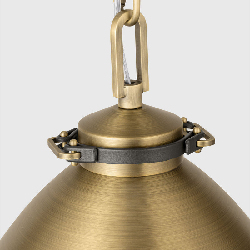 Visual Comfort Studio - LP1111TWB - One Light Pendant - Hayward - Time Worn Brass