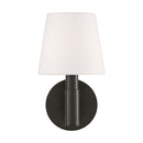 One Light Wall Sconce<br /><span style="color:#4AB0CE;">Entrega: 4-10 dias en USA</span><br /><span style="color:#4AB0CE;font-size:60%;">PREGUNTE POR ENTREGA EN PANAMA</span><br />Collection: Grayson<br />Finish: Aged Iron