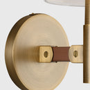 One Light Wall Sconce<br /><span style="color:#4AB0CE;">Entrega: 4-10 dias en USA</span><br /><span style="color:#4AB0CE;font-size:60%;">PREGUNTE POR ENTREGA EN PANAMA</span><br />Collection: Grayson<br />Finish: Time Worn Brass