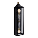 Two Light Wall Sconce<br /><span style="color:#4AB0CE;">Entrega: 4-10 dias en USA</span><br /><span style="color:#4AB0CE;font-size:60%;">PREGUNTE POR ENTREGA EN PANAMA</span><br />Collection: Midsummer<br />Finish: Matte Black