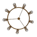 18 Light Chandelier<br /><span style="color:#4AB0CE;">Entrega: 4-10 dias en USA</span><br /><span style="color:#4AB0CE;font-size:60%;">PREGUNTE POR ENTREGA EN PANAMA</span><br />Collection: Duet<br />Finish: Vintage Brass
