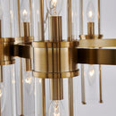 18 Light Chandelier<br /><span style="color:#4AB0CE;">Entrega: 4-10 dias en USA</span><br /><span style="color:#4AB0CE;font-size:60%;">PREGUNTE POR ENTREGA EN PANAMA</span><br />Collection: Duet<br />Finish: Vintage Brass