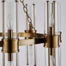 18 Light Chandelier<br /><span style="color:#4AB0CE;">Entrega: 4-10 dias en USA</span><br /><span style="color:#4AB0CE;font-size:60%;">PREGUNTE POR ENTREGA EN PANAMA</span><br />Collection: Duet<br />Finish: Vintage Brass