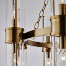 18 Light Chandelier<br /><span style="color:#4AB0CE;">Entrega: 4-10 dias en USA</span><br /><span style="color:#4AB0CE;font-size:60%;">PREGUNTE POR ENTREGA EN PANAMA</span><br />Collection: Duet<br />Finish: Vintage Brass