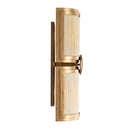 Two Light Wall Sconce<br /><span style="color:#4AB0CE;">Entrega: 4-10 dias en USA</span><br /><span style="color:#4AB0CE;font-size:60%;">PREGUNTE POR ENTREGA EN PANAMA</span><br />Collection: Button<br />Finish: Pearlized Antique Brass Modern Gold