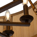 Six Light Pendant<br /><span style="color:#4AB0CE;">Entrega: 4-10 dias en USA</span><br /><span style="color:#4AB0CE;font-size:60%;">PREGUNTE POR ENTREGA EN PANAMA</span><br />Collection: Button<br />Finish: Pearlized Antique Brass/Modern Gold