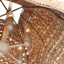 Six Light Pendant<br /><span style="color:#4AB0CE;">Entrega: 4-10 dias en USA</span><br /><span style="color:#4AB0CE;font-size:60%;">PREGUNTE POR ENTREGA EN PANAMA</span><br />Collection: Coaxial<br />Finish: Jute