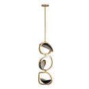 LED Pendant<br /><span style="color:#4AB0CE;">Entrega: 4-10 dias en USA</span><br /><span style="color:#4AB0CE;font-size:60%;">PREGUNTE POR ENTREGA EN PANAMA</span><br />Collection: Onyx<br />Finish: Brushed Gold/Satin Bronze