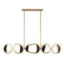 LED Island Pendant<br /><span style="color:#4AB0CE;">Entrega: 0-1 semanas en USA</span><br /><span style="color:#4AB0CE;font-size:60%;">PREGUNTE POR ENTREGA EN PANAMA</span><br />Collection: Onyx<br />Finish: Brushed Gold/Satin Bronze