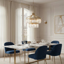 Nine Light Pendant<br /><span style="color:#4AB0CE;">Entrega: 4-10 dias en USA</span><br /><span style="color:#4AB0CE;font-size:60%;">PREGUNTE POR ENTREGA EN PANAMA</span><br />Collection: Social Club<br />Finish: Havana Gold
