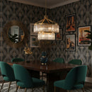 Nine Light Pendant<br /><span style="color:#4AB0CE;">Entrega: 4-10 dias en USA</span><br /><span style="color:#4AB0CE;font-size:60%;">PREGUNTE POR ENTREGA EN PANAMA</span><br />Collection: Social Club<br />Finish: Havana Gold